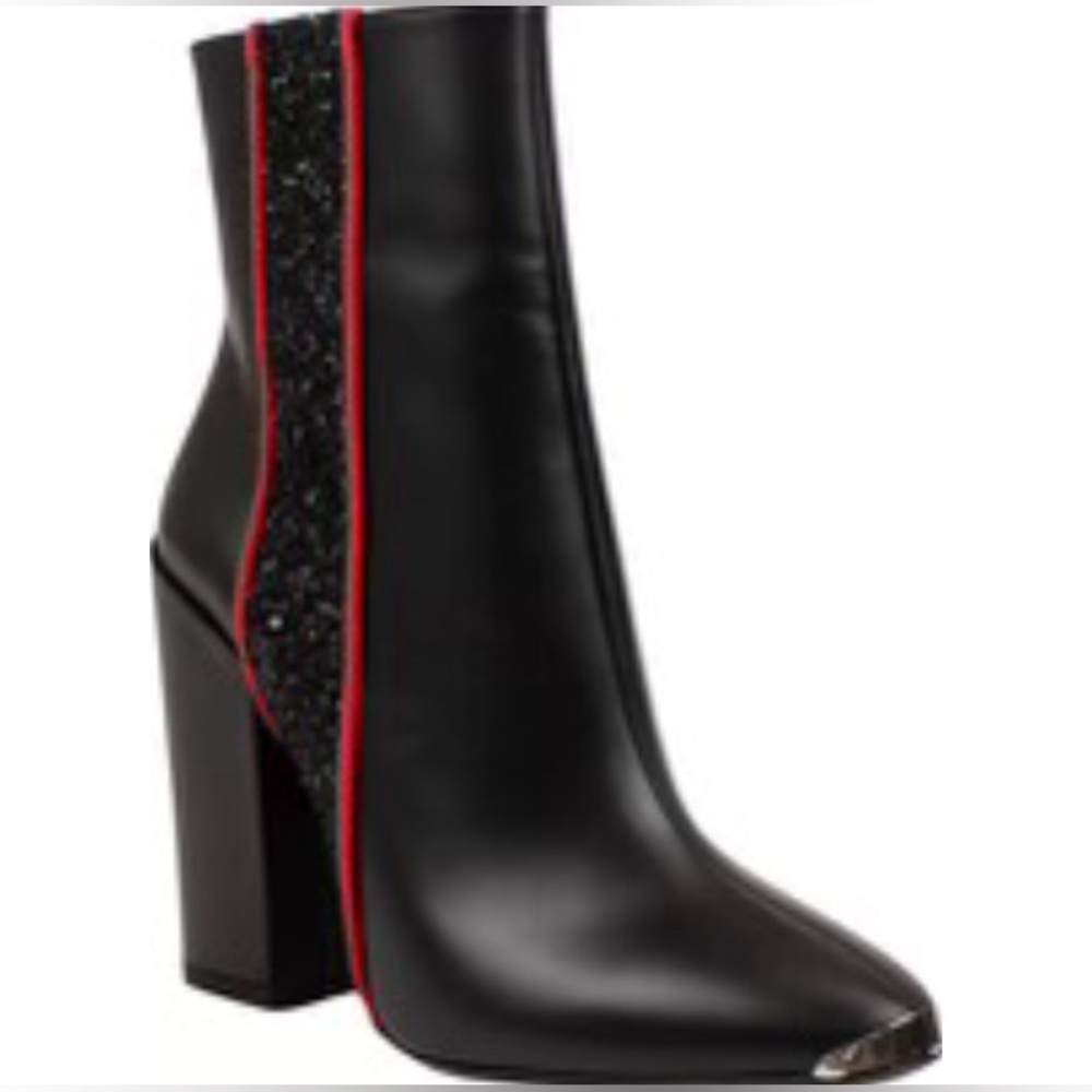 RARE! AMIRI Glitter Striper Leather Boots - Picture 13 of 13